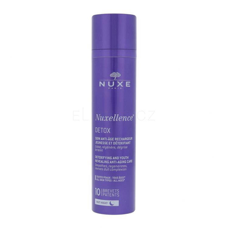 NUXE Nuxellence Detox Anti-Aging Night Care Noční pleťový krém pro ženy 50 ml