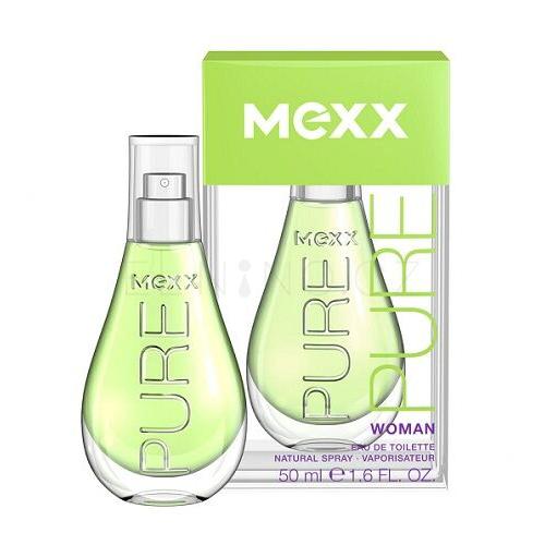 Mexx Pure Woman Toaletní voda pro ženy 50 ml poškozená krabička