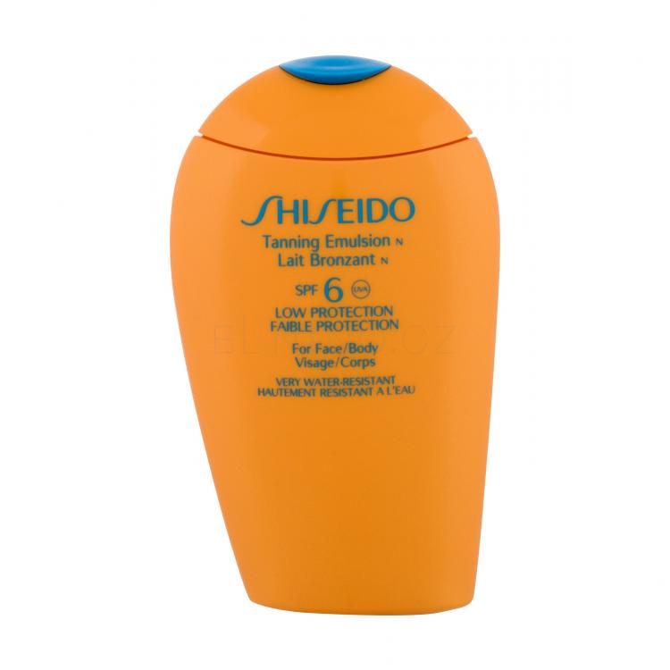 Shiseido Anti-Aging Suncare Tanning Emulsion N SPF6 Opalovací přípravek na tělo pro ženy 150 ml