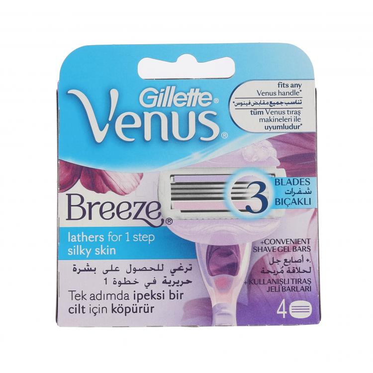 Gillette Venus Breeze Náhradní břit pro ženy 4 ks