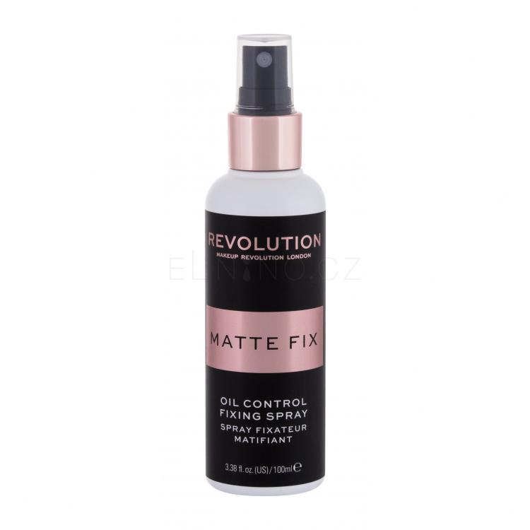Makeup Revolution London Matte Fix Oil Control Spray Fixátor make-upu pro ženy 100 ml