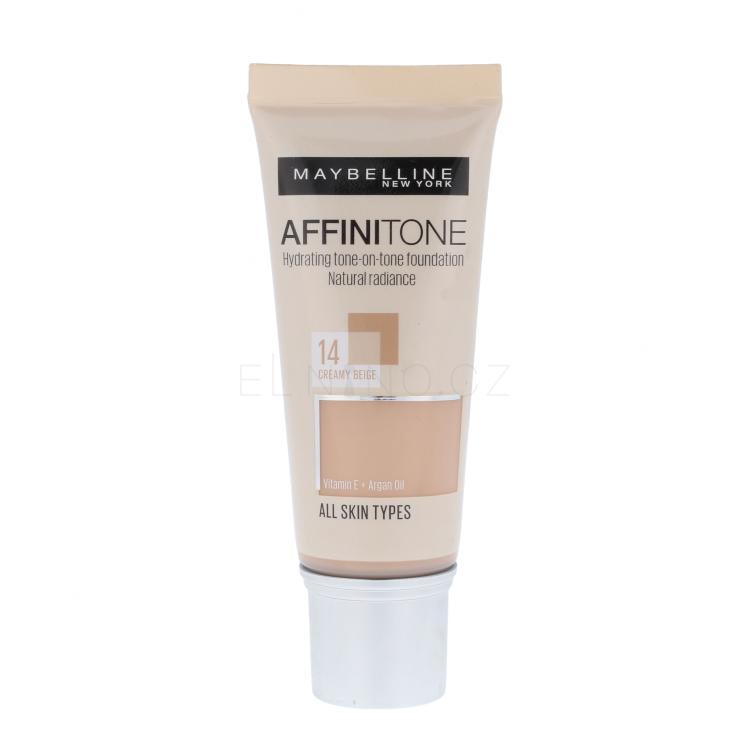 Maybelline Affinitone Make-up pro ženy 30 ml Odstín 14 Creamy Beige