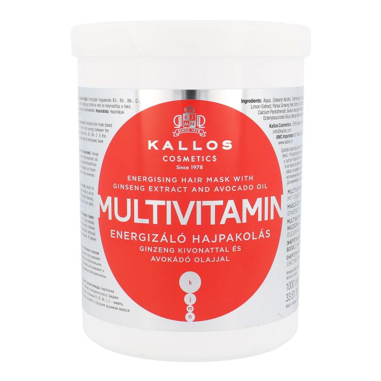 Kallos Cosmetics Multivitamin Maska na vlasy pro ženy 1000 ml