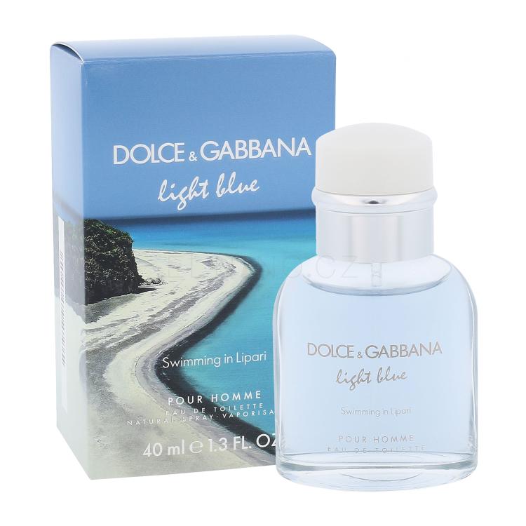 Dolce&amp;Gabbana Light Blue Swimming in Lipari Pour Homme Toaletní voda pro muže 40 ml