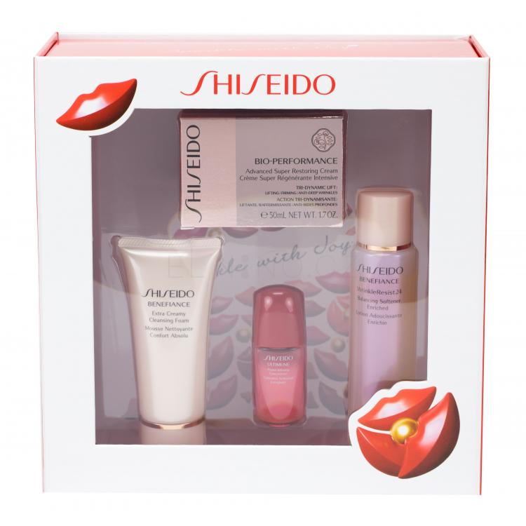 Shiseido Bio-Performance Advanced Super Restoring Dárková kazeta BIO-PERFORMANCE Restoring 50 ml +  BENEFIANCE Cleansing Foam 50 ml +  BENEFIANCE Softener Enriched 75 ml + ULTIMUNE Power Inf.Concentrate 10 ml
