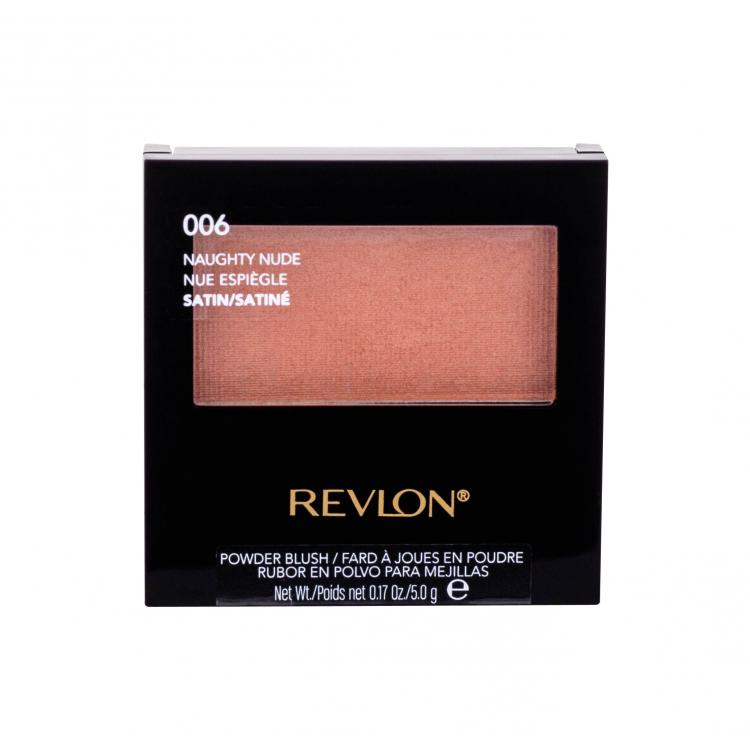 Revlon Powder Blush Tvářenka pro ženy 5 g Odstín 006 Naughty Nude
