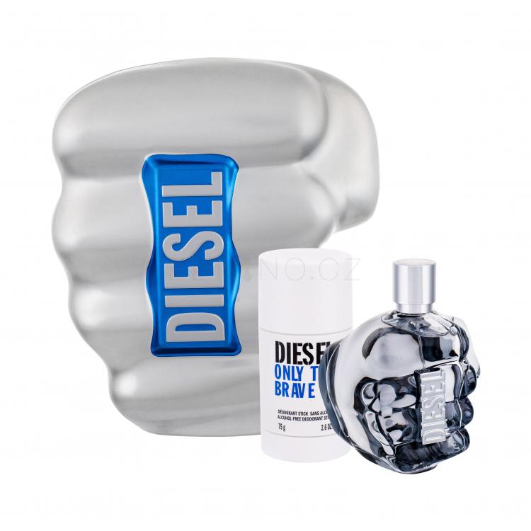 Diesel Only The Brave Dárková kazeta toaletní voda 125 ml + deostick 75 ml