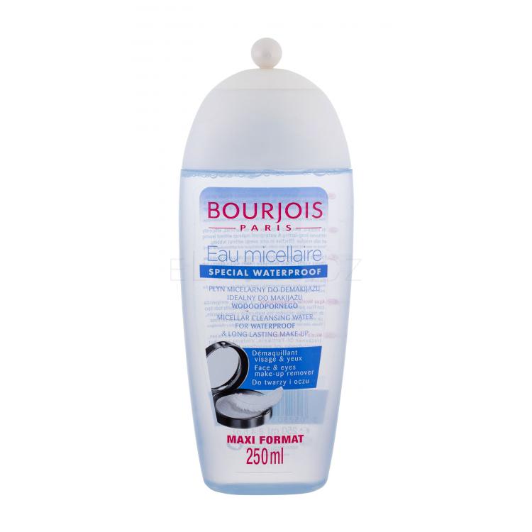 BOURJOIS Paris Micellar Cleansing Water For Waterproof Makeup and Long Lasting Make-Up Micelární voda pro ženy 250 ml