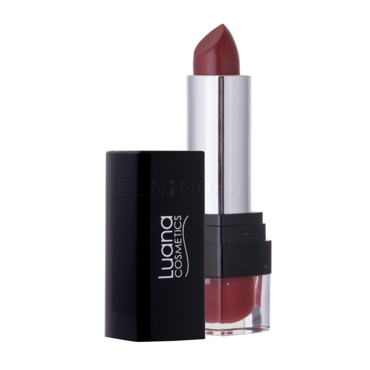 Luana Cosmetics Lipstick Rtěnka pro ženy 3,5 g Odstín Burgundy tester