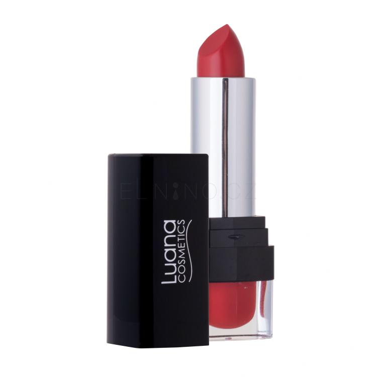 Luana Cosmetics Lipstick Rtěnka pro ženy 3,5 g Odstín Shine Red tester
