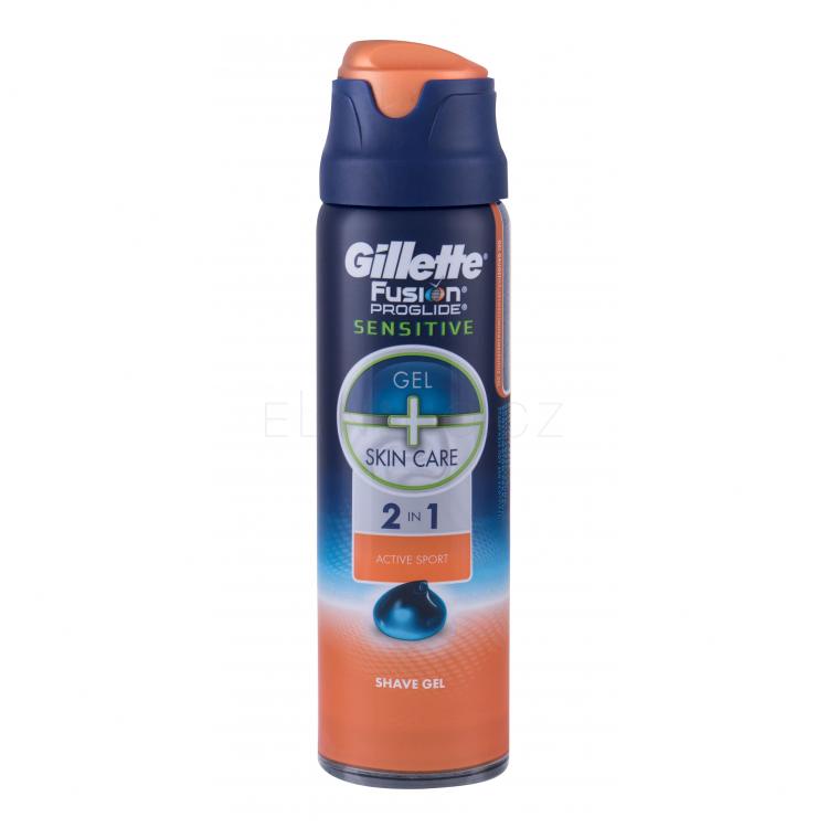 Gillette Fusion Proglide Sensitive 2in1 Active Sport Gel na holení pro muže 170 ml