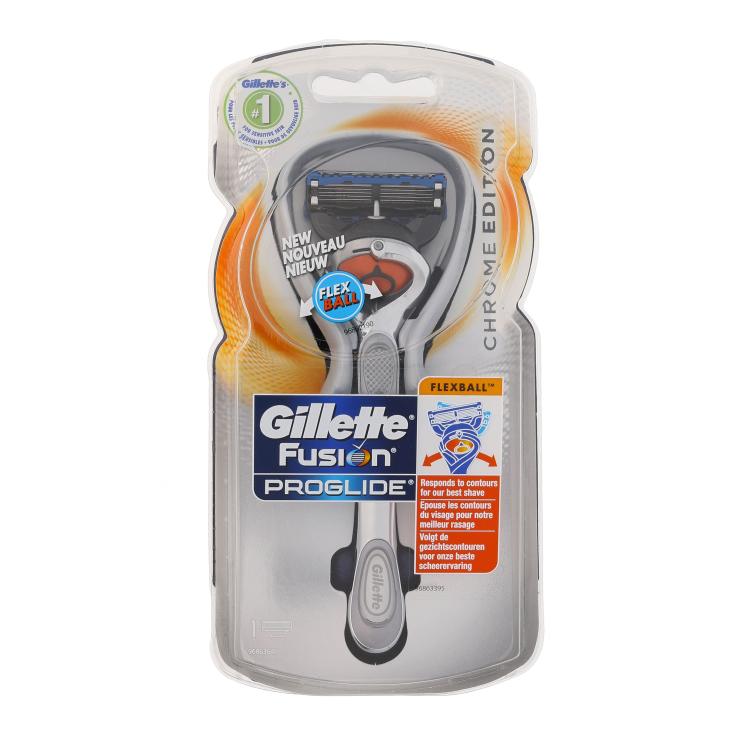 Gillette Fusion Proglide Flexball Chrome Edition Holicí strojek pro muže 1 ks