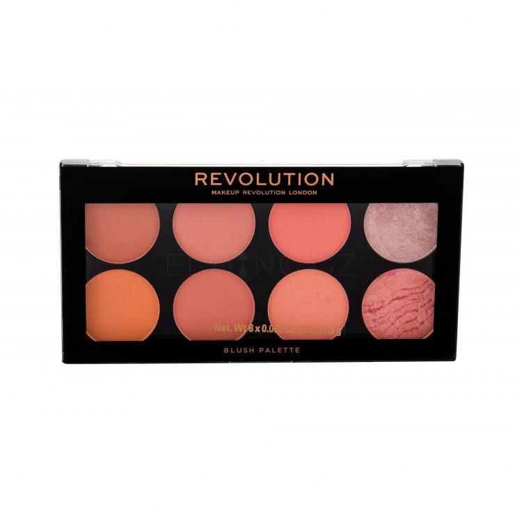 Makeup Revolution London Blush Palette Tvářenka pro ženy 12,8 g Odstín Hot Spice