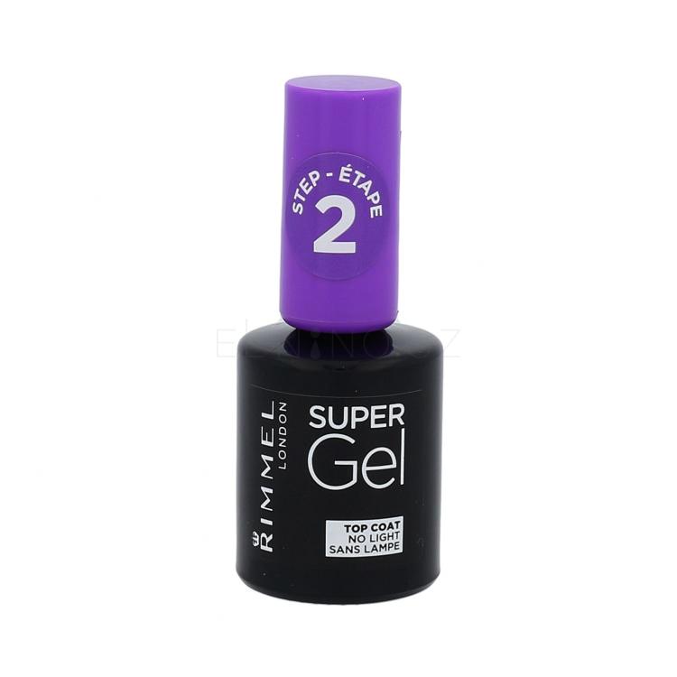 Rimmel London Super Gel Top Coat Lak na nehty pro ženy 12 ml
