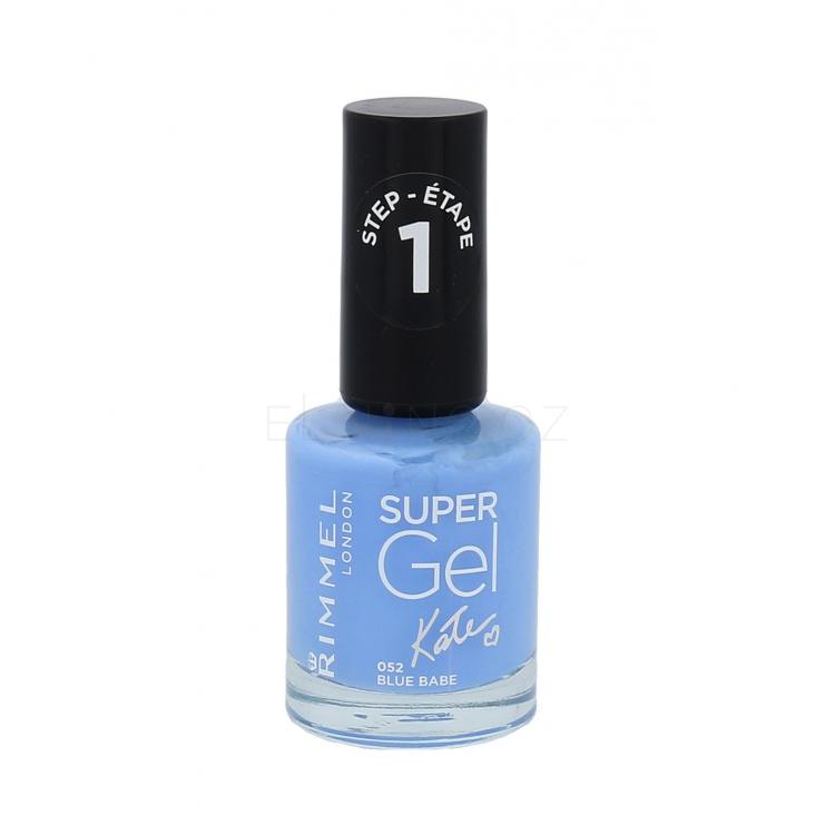 Rimmel London Super Gel By Kate STEP1 Lak na nehty pro ženy 12 ml Odstín 052 Blue Babe