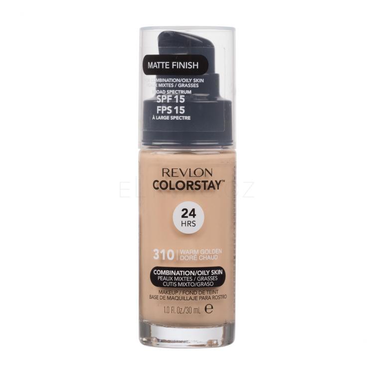 Revlon Colorstay Combination Oily Skin SPF15 Make-up pro ženy 30 ml Odstín 310 Warm Golden