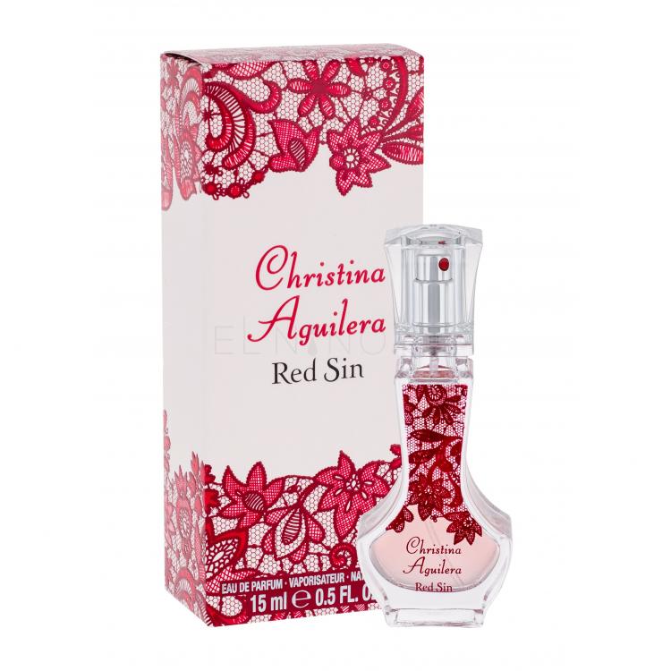 Christina Aguilera Red Sin Parfémovaná voda pro ženy 15 ml