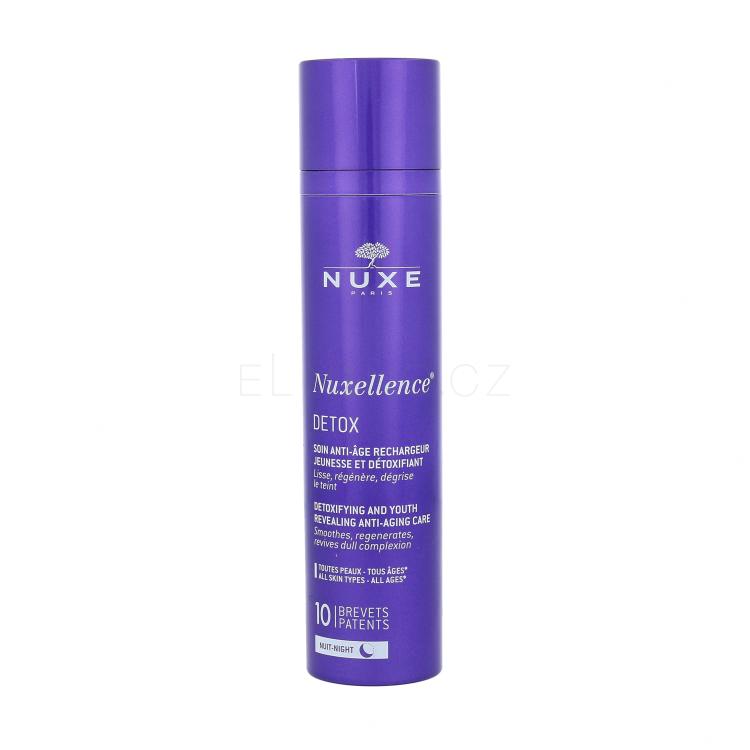NUXE Nuxellence Detox Anti-Aging Night Care Noční pleťový krém pro ženy 50 ml tester