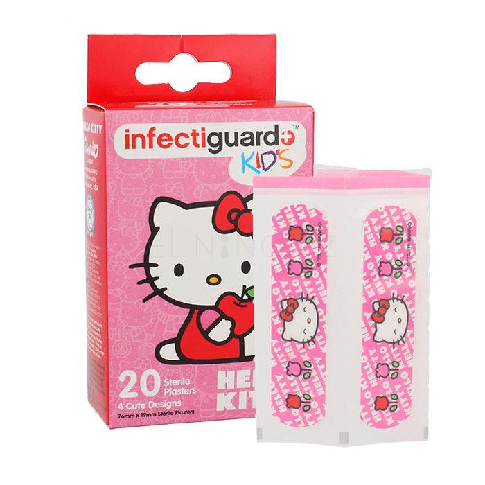 Hello Kitty Infectiguard Kids Sterile Plaster Přípravek pro zdraví pro děti 20 ks