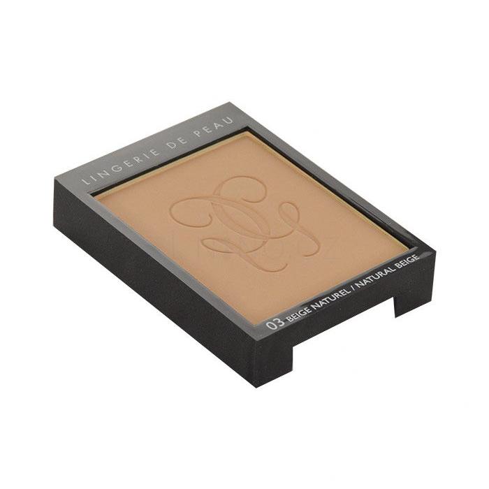 Guerlain Lingerie De Peau Nude Powder Foundation SPF20 Make-up pro ženy 10 g Odstín 03 Natural Beige tester