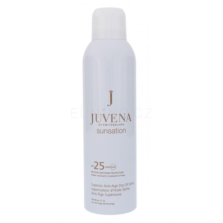 Juvena Sunsation Superior Anti-Age Dry Oil Spray SPF25 Opalovací přípravek na tělo pro ženy 200 ml