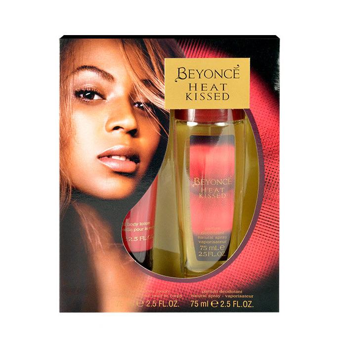 Beyonce Heat Kissed Dárková kazeta deospray 75 ml + tělové mléko 75 ml poškozená krabička