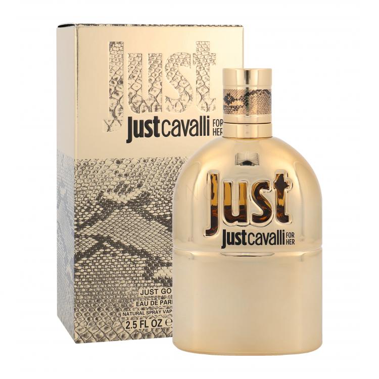 Roberto Cavalli Just Cavalli Gold For Her Parfémovaná voda pro ženy 75 ml