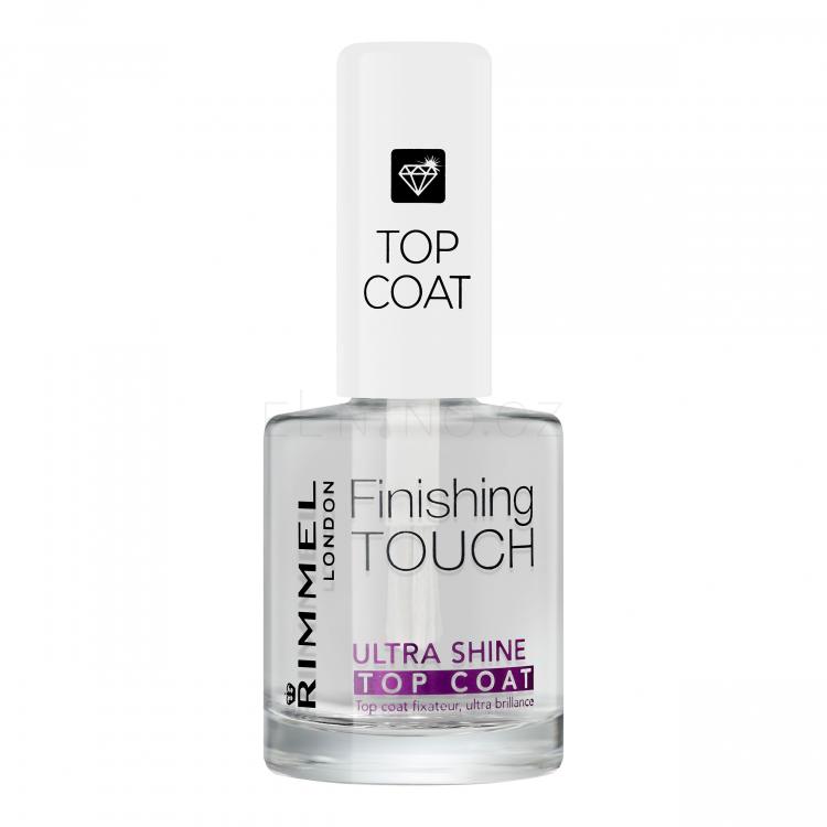 Rimmel London Finishing Touch Ultra Shine Top Coat Lak na nehty pro ženy 12 ml