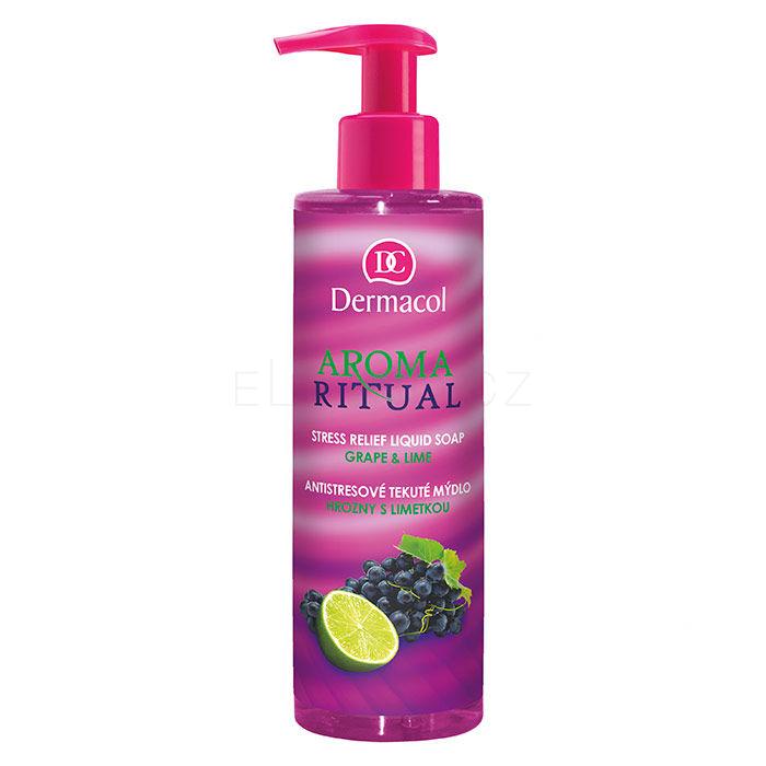 Dermacol Aroma Ritual Grape &amp; Lime Tekuté mýdlo pro ženy 250 ml