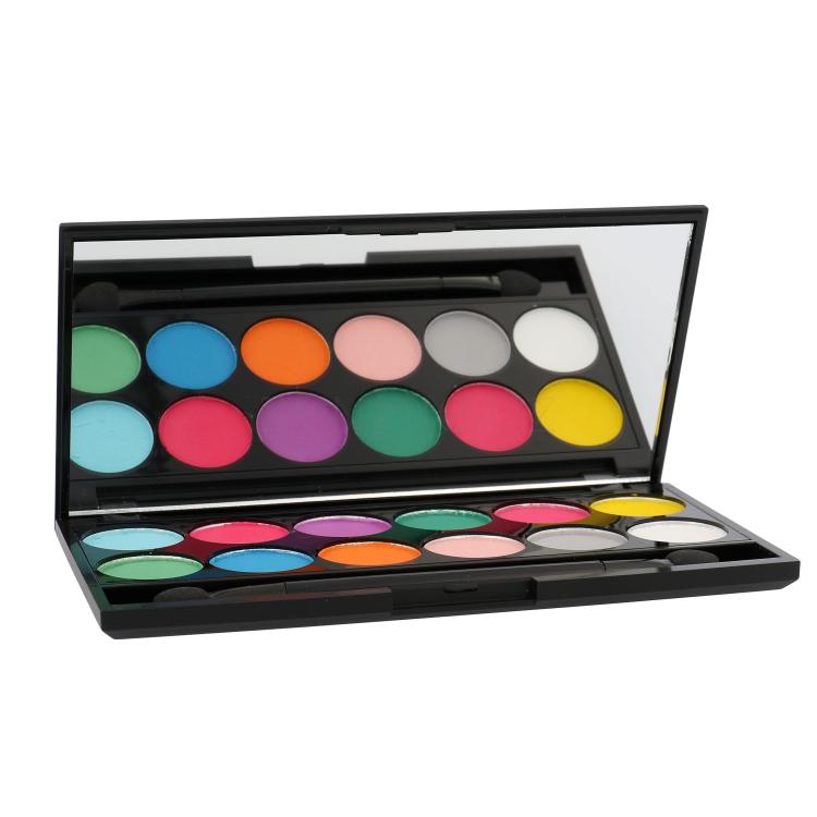 Sleek MakeUP I-Divine Eyeshadow Palette Oční stín pro ženy 13,2 g Odstín 730 Ultra Mattes V1 Brights
