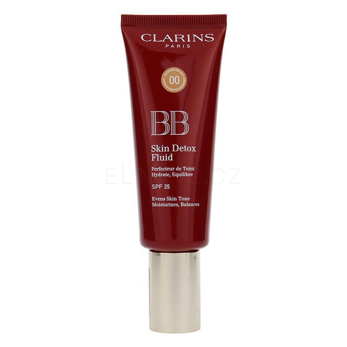 Clarins BB Skin Detox Fluid SPF25 BB krém pro ženy 45 ml Odstín 00 Fair tester