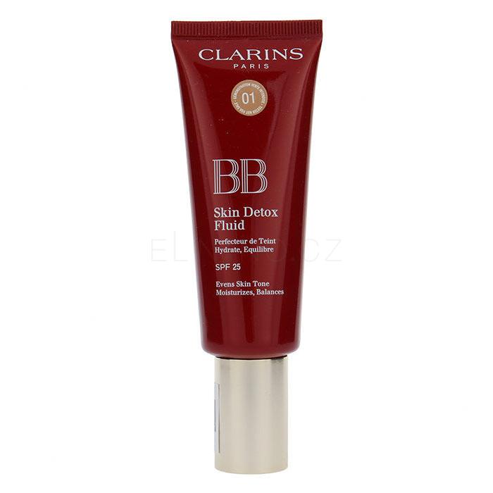 Clarins BB Skin Detox Fluid SPF25 BB krém pro ženy 45 ml Odstín 01 Light tester
