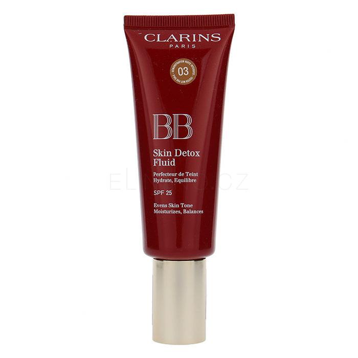 Clarins BB Skin Detox Fluid SPF25 BB krém pro ženy 45 ml Odstín 03 Dark tester