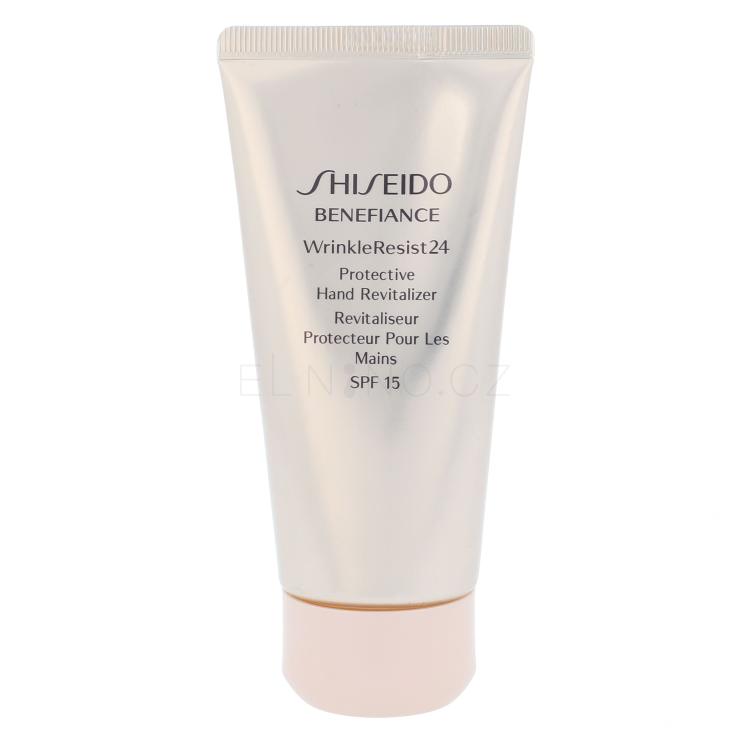 Shiseido Benefiance Wrinkle Resist 24 Protective Hand Revitalizer SPF15 Krém na ruce pro ženy 75 ml tester