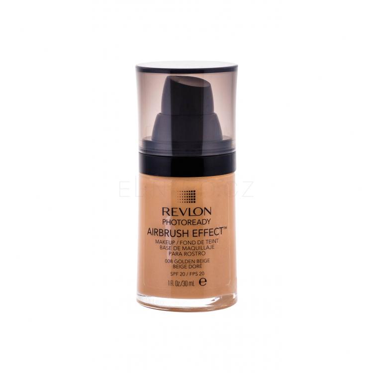 Revlon Photoready Airbrush Effect SPF20 Make-up pro ženy 30 ml Odstín 008 Golden Beige