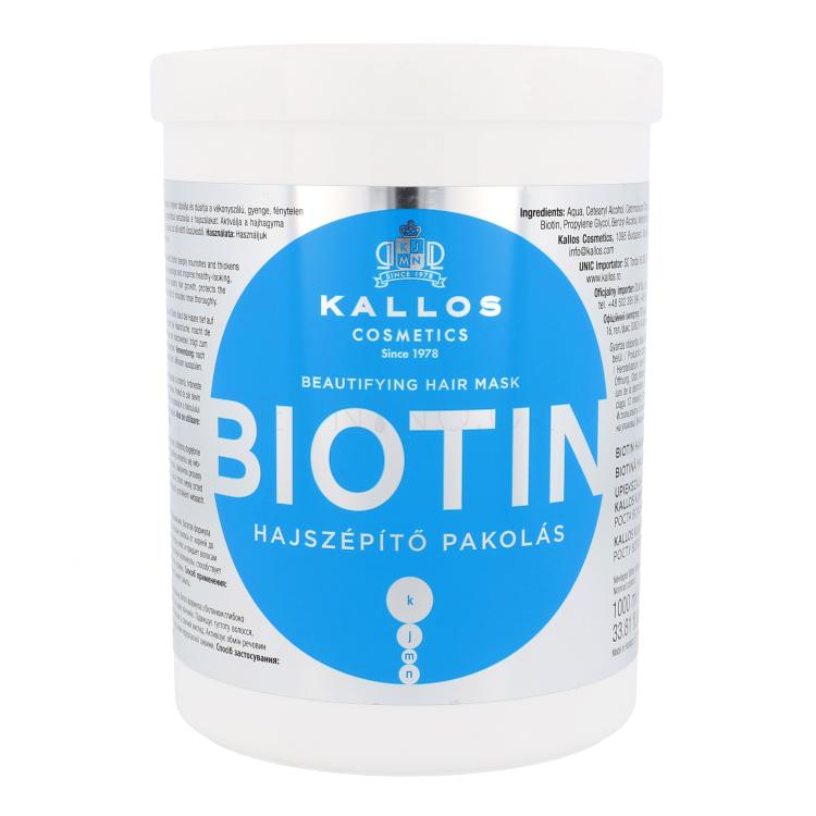 Kallos Cosmetics Biotin Maska na vlasy pro ženy 1000 ml