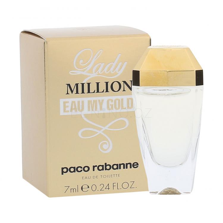 Paco Rabanne Lady Million Eau My Gold! Toaletní voda pro ženy 7 ml