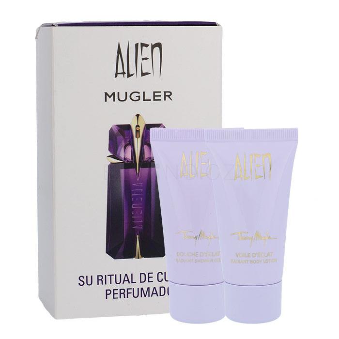 Mugler Alien Dárková kazeta tělové mléko 30 ml + sprchový gel 30 ml