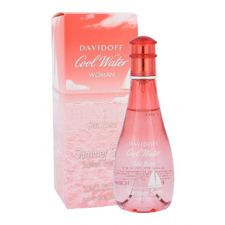 Davidoff Cool Water Sea Rose Summer Seas Toaletní voda pro ženy 100 ml