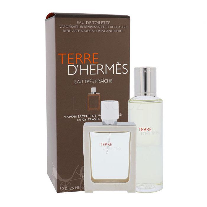 Hermes Terre d´Hermès Eau Tres Fraiche Dárková kazeta toaletní voda 30 ml + toaletní voda náplň 125 ml
