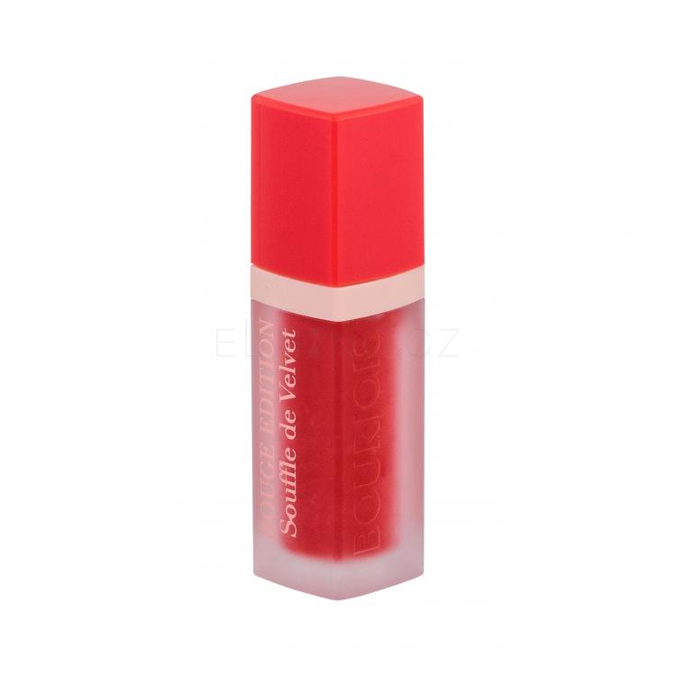 BOURJOIS Paris Rouge Edition Souffle de Velvet Rtěnka pro ženy 7,7 ml Odstín 02 Coquelic´oh!