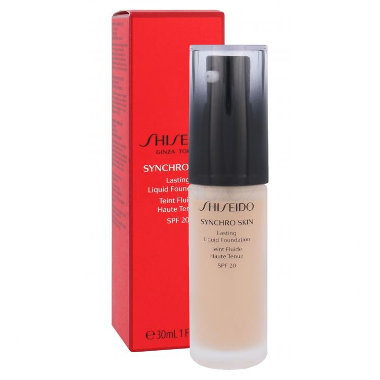 Shiseido Synchro Skin Lasting Liquid Foundation SPF20 Make-up pro ženy 30 ml Odstín Neutral 3