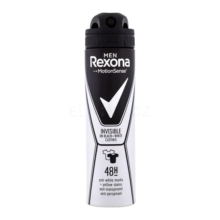 Rexona Men Invisible Black + White 48H Antiperspirant pro muže 150 ml