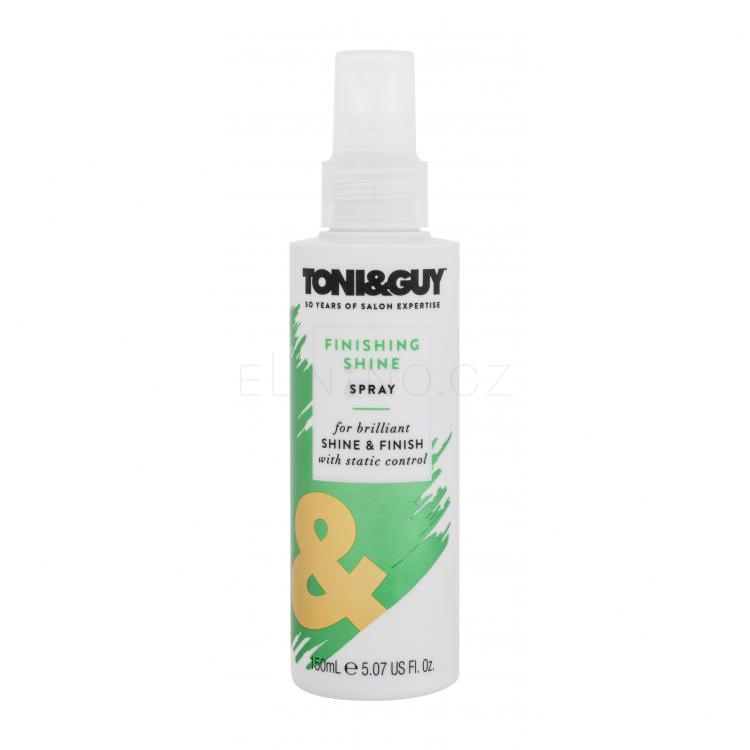 TONI&amp;GUY Finishing Shine Spray Pro lesk vlasů pro ženy 150 ml