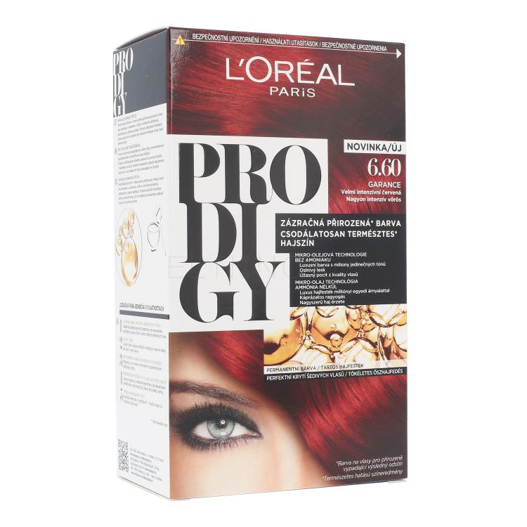 L&#039;Oréal Paris Prodigy Barva na vlasy pro ženy 1 ks Odstín 6.60 Garance