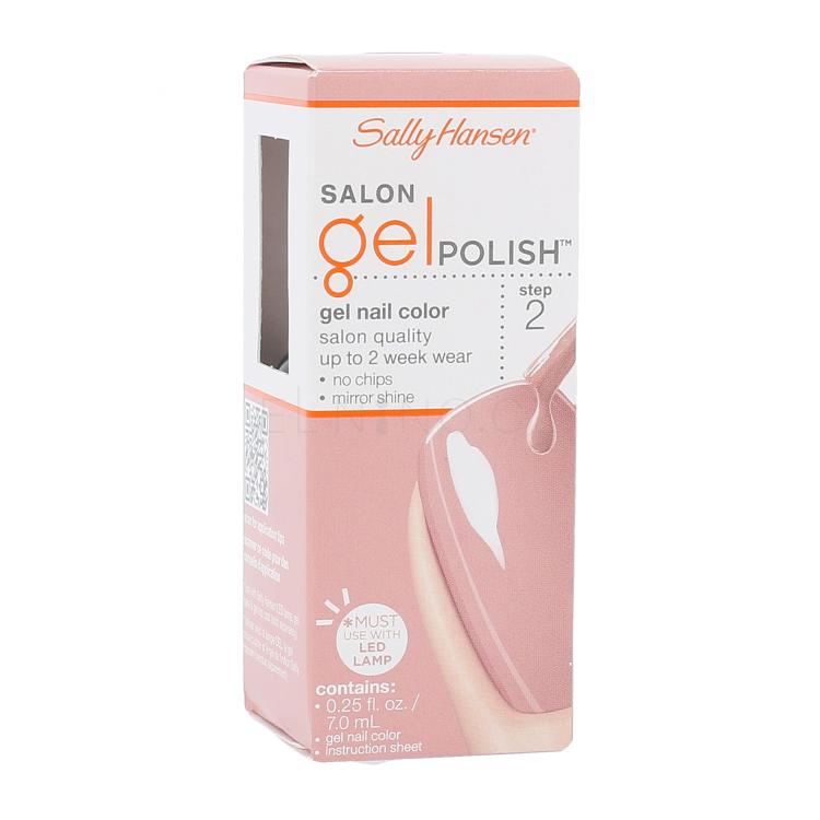 Sally Hansen Salon Gel Polish Step 2 Lak na nehty pro ženy 7 ml Odstín 150 Pink Pong
