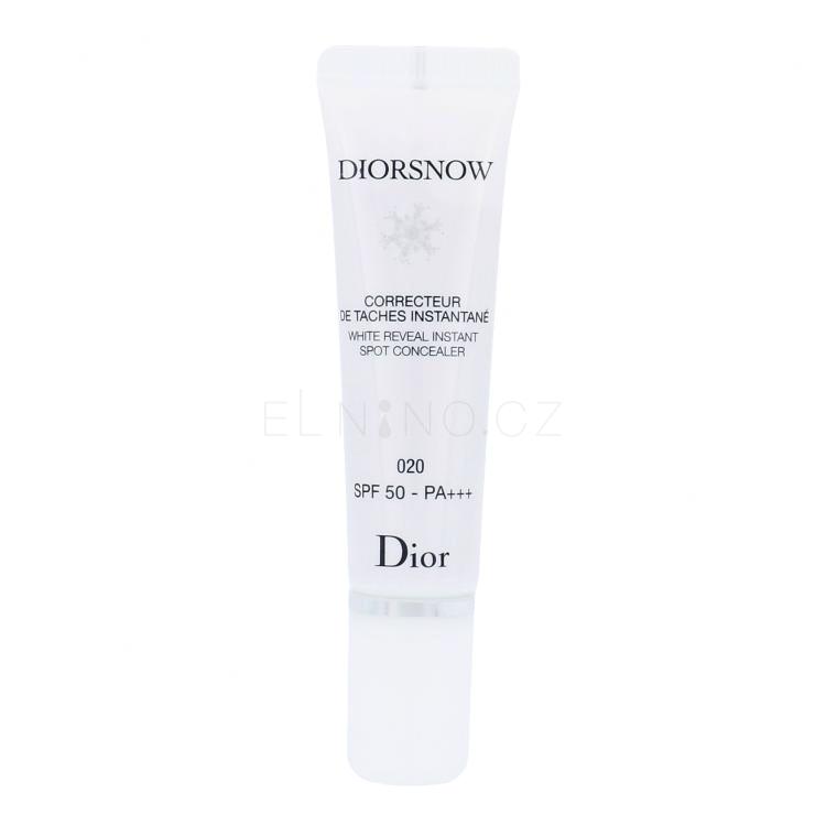 Christian Dior Diorsnow White Reveal Instant Spot Concealer SPF50 Korektor pro ženy 15 ml Odstín 020 Light Beige poškozená krabička