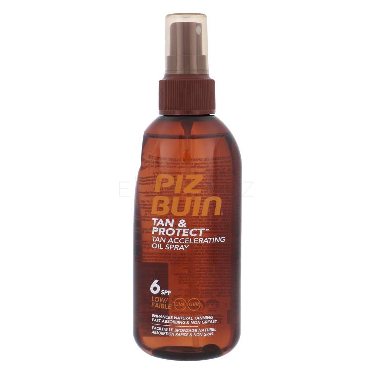 PIZ BUIN Tan &amp; Protect Tan Accelerating Oil Spray SPF6 Opalovací přípravek na tělo 150 ml poškozený flakon