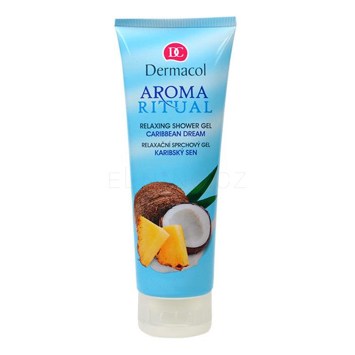 Dermacol Aroma Ritual Caribbean Dream Sprchový gel pro ženy 250 ml poškozený flakon