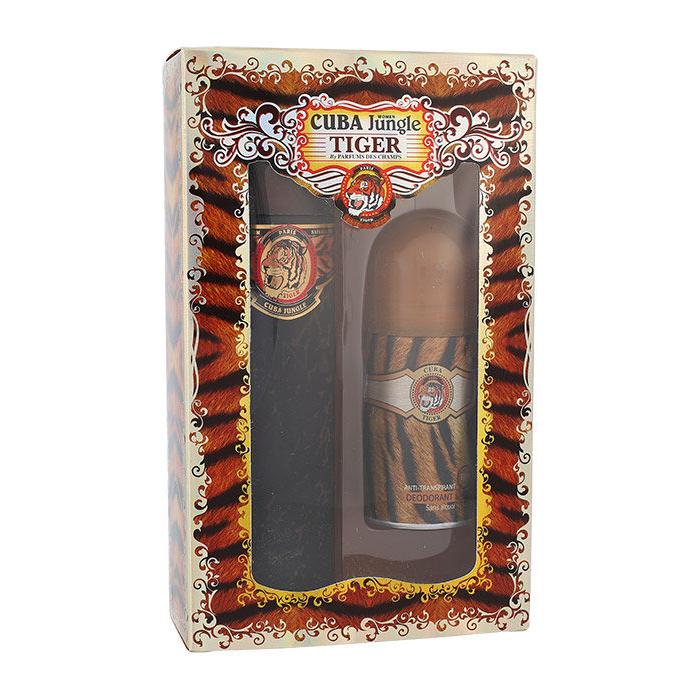 Cuba Jungle Tiger Dárková kazeta parfémovaná voda 100 ml + deodorant 50 ml